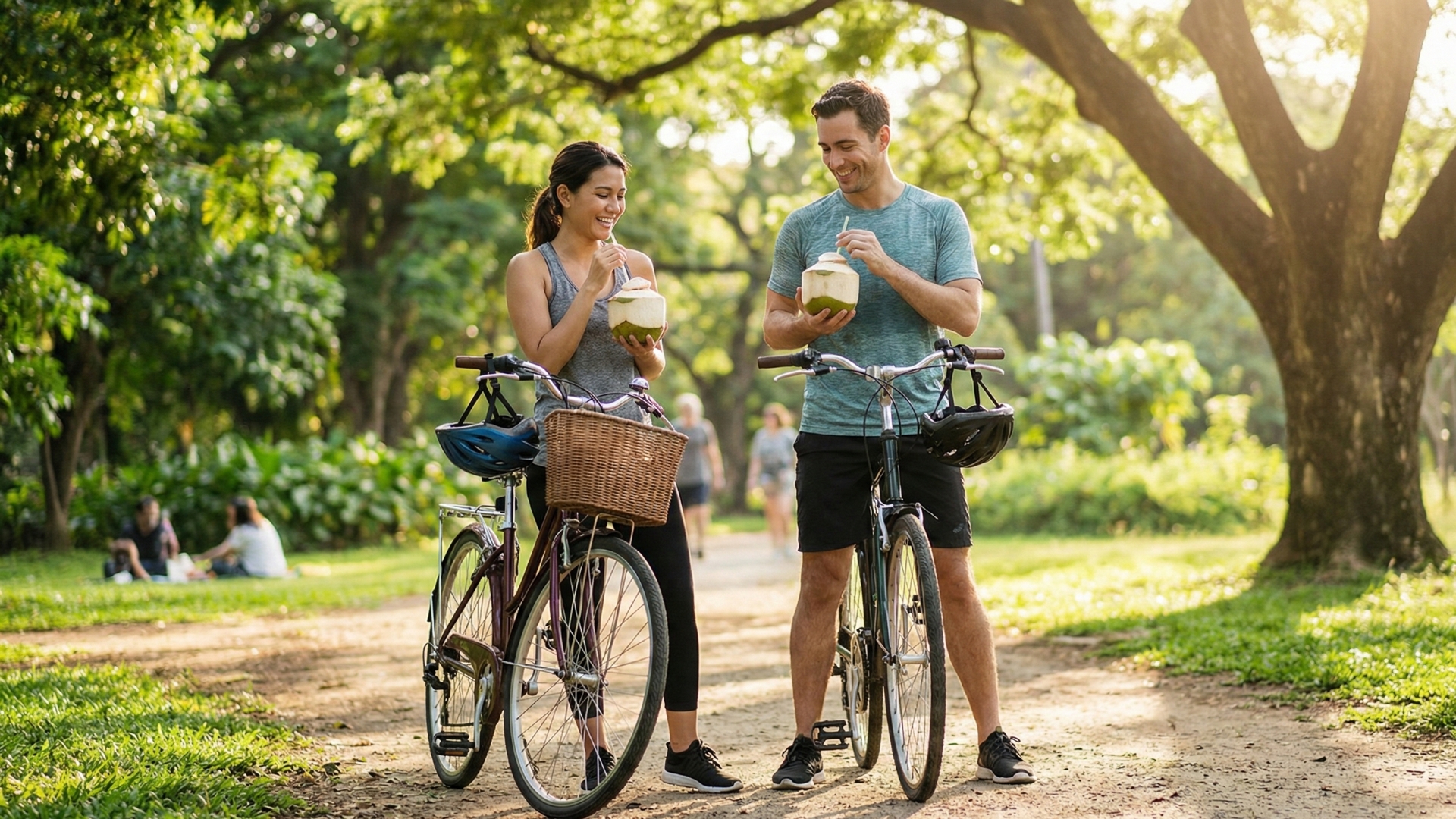 Pedalada no Parque + Água de Coco