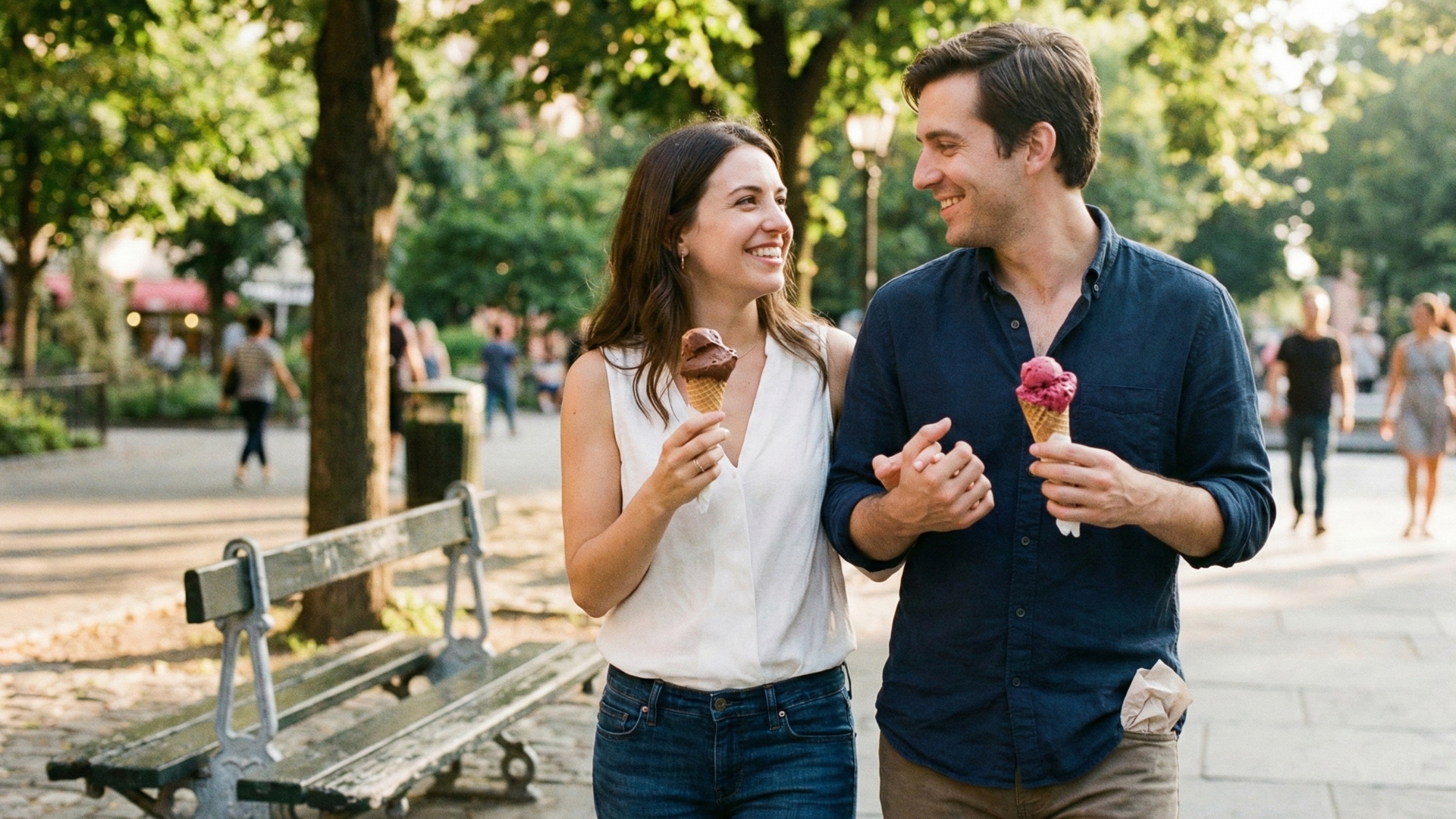 Sorvete e Volta na Praça