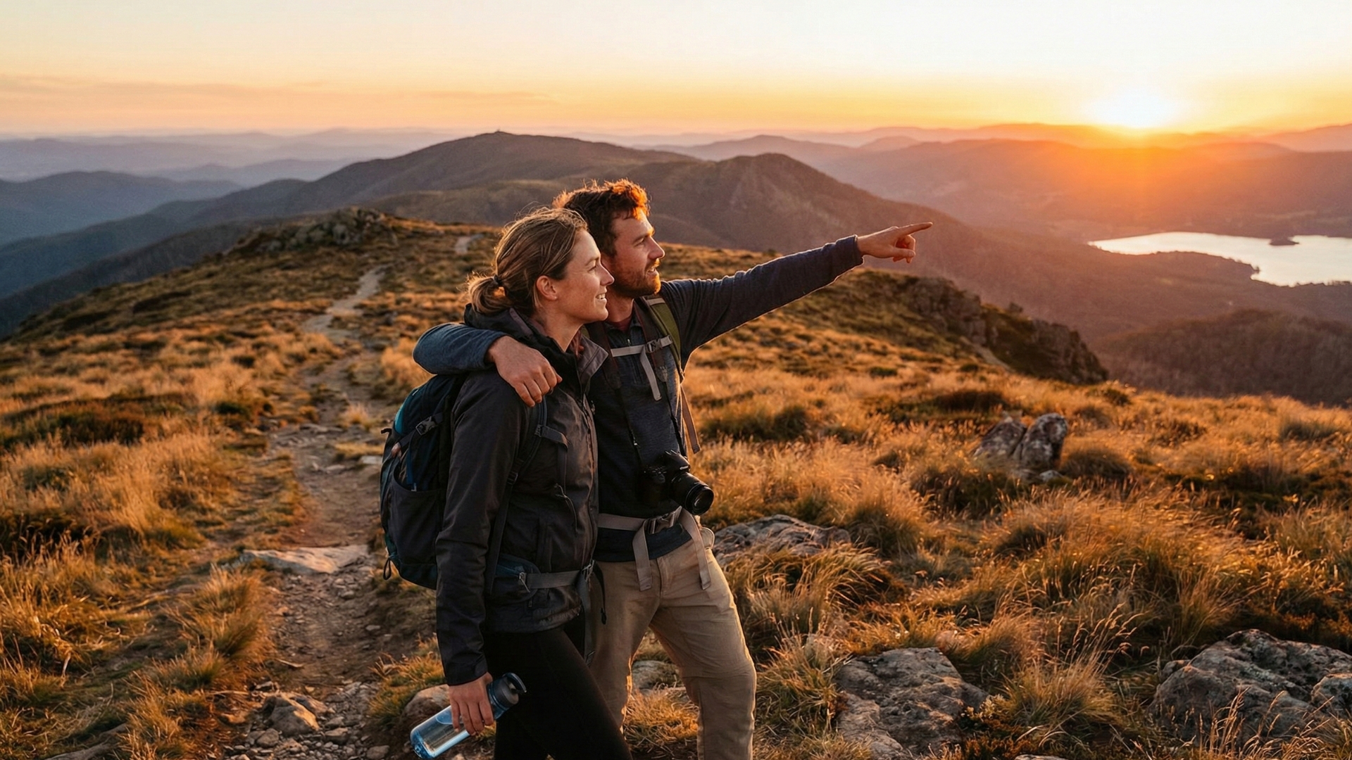 Trilha e Pôr do Sol no Mirante